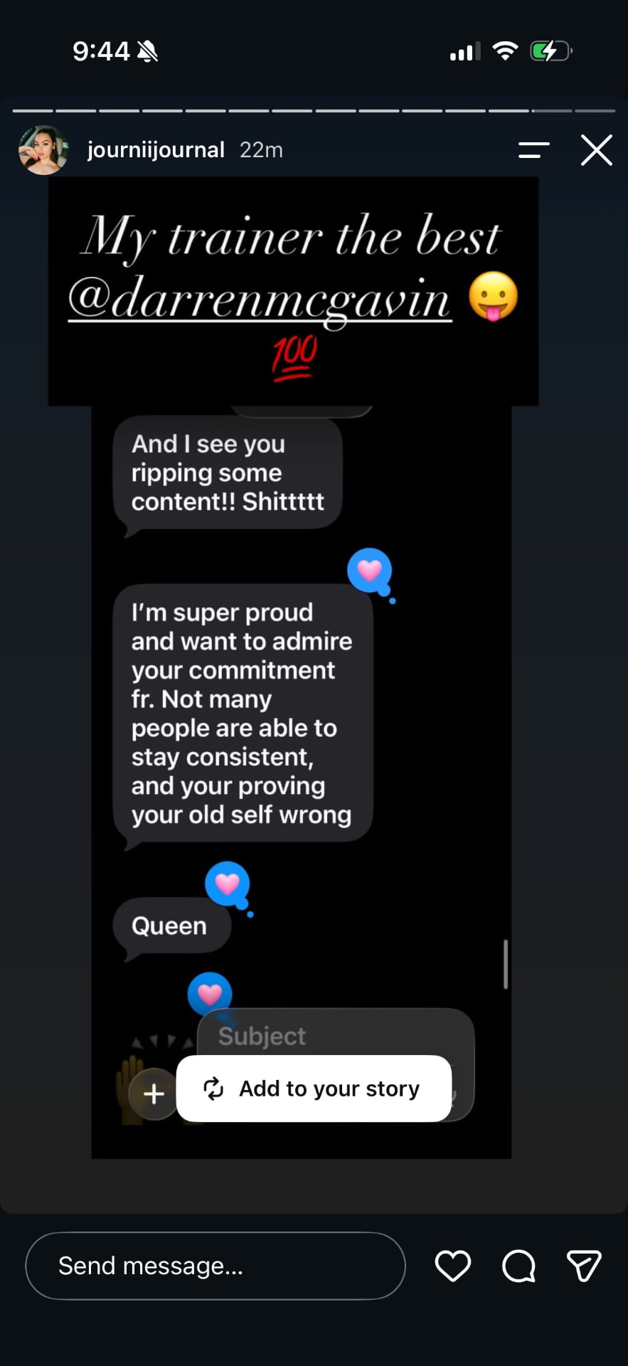 Client result