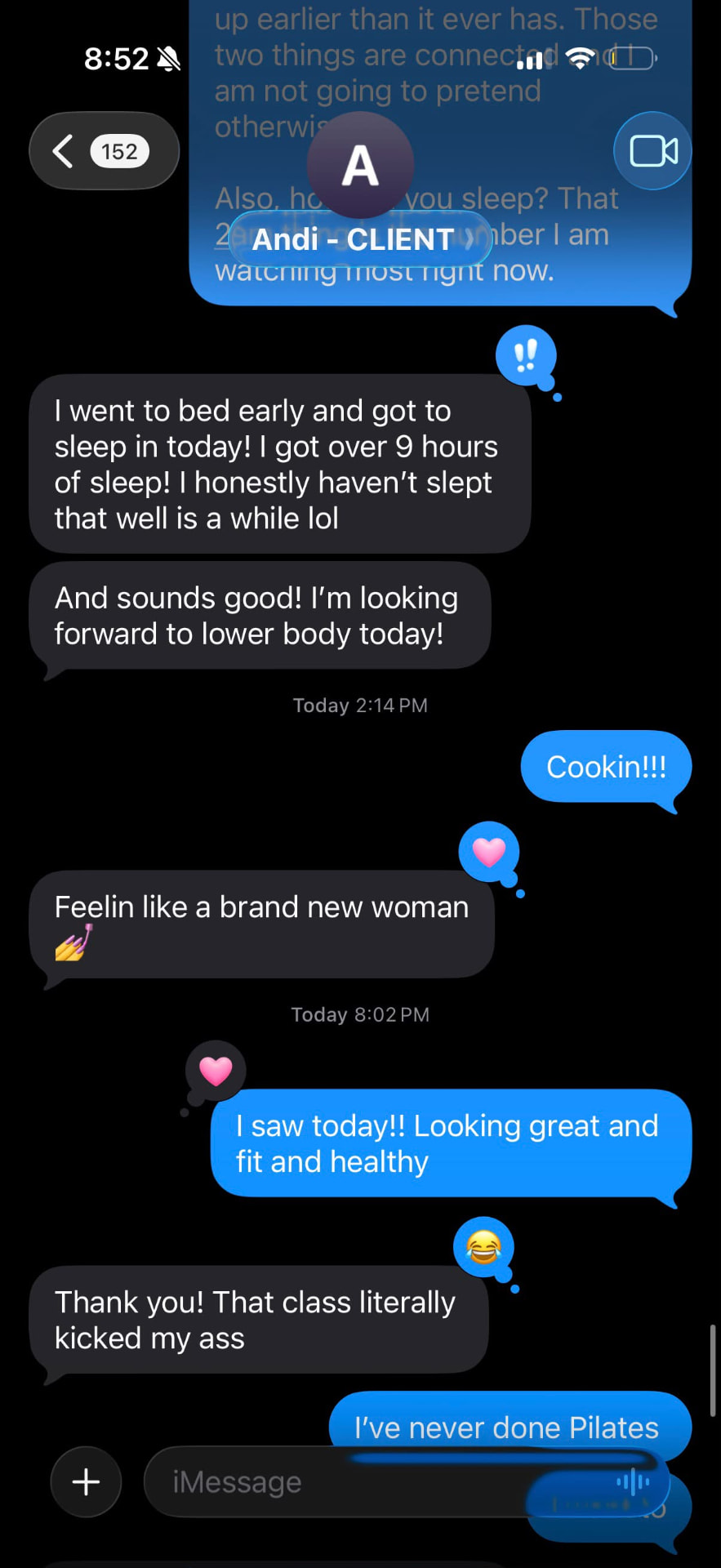 Client result